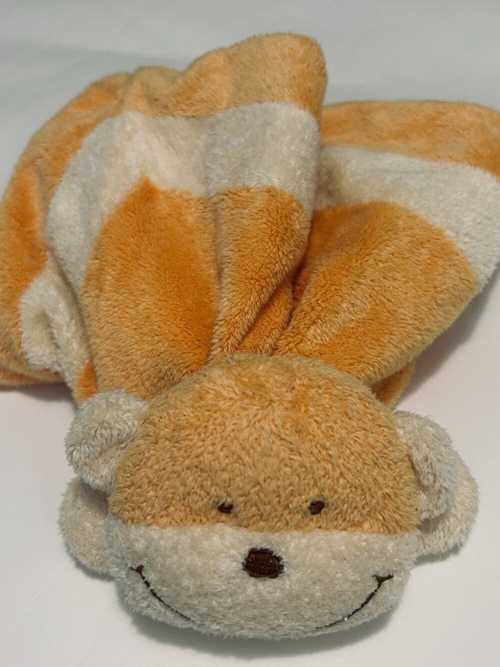 Animal Alley yellow Bear Lovey Security Blanket Baby Plush Nursery Toy Toys R Us